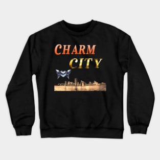 BALTIMORE CHARM CITY DESIGN Crewneck Sweatshirt